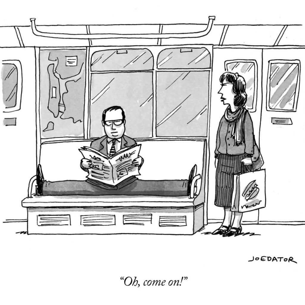 daily cartoon 150109 manspreading 1200