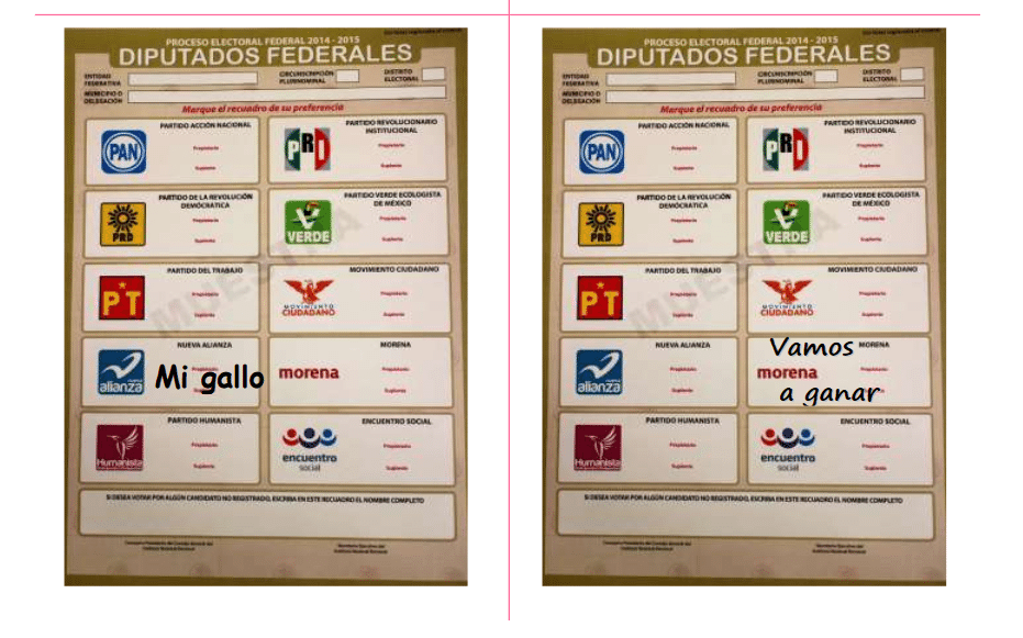 Voto válido 5