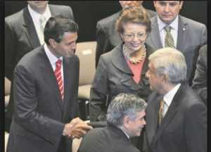 La fotografía que mostró Anaya sobre López Obrador y Peña Nieto es de 2012 1 Foto EPN AMLO