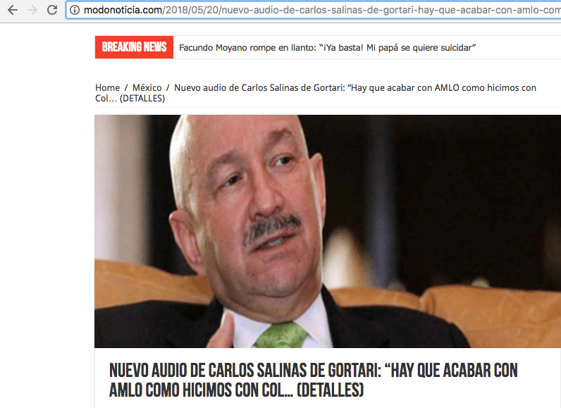 Salinas audio AMLO 1