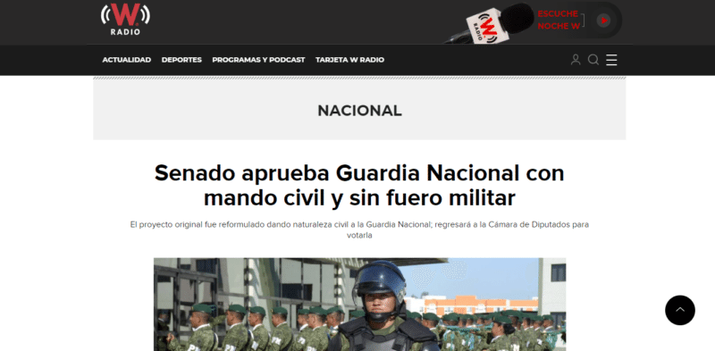 ¿Puede AMLO nombrar un mando militar para la Guardia Nacional? 3 Guardia Nacional W Radio