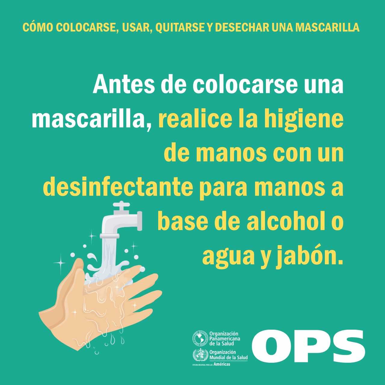 ¿Quiénes y cómo deben usar las mascarillas faciales por brote de coronavirus 2019? 6 coronavirus como usar mascarilla mensaje 3