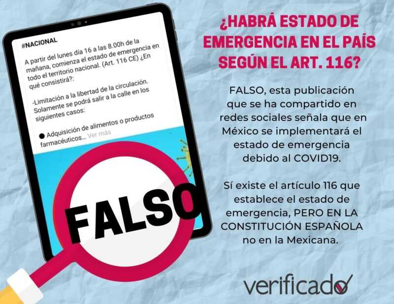 Falso que hay estado de emergencia en México 1 90227643 805343266621243 5365733794290597888 o