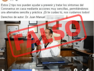 Falso que COVID-19 se destruya con “técnica” de secadora de pelo 1 DOC FAKE