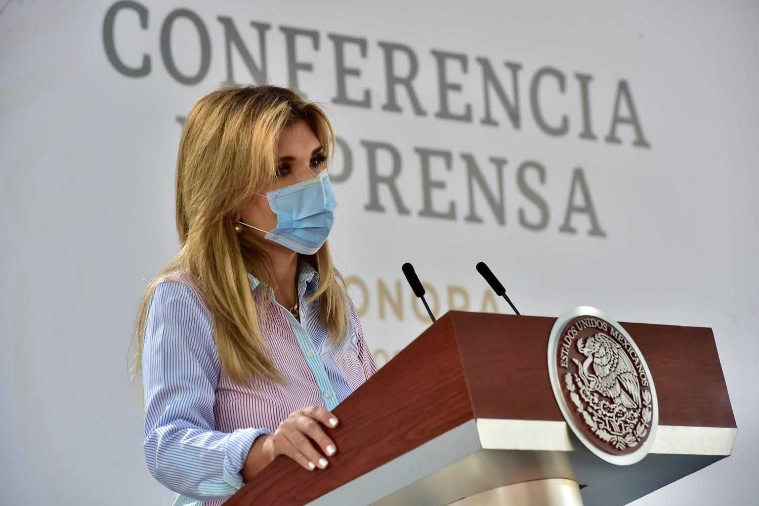 Gobernadores y gobernadora comparten cifras engañosas de seguridad en La Mañanera 8 SONORA