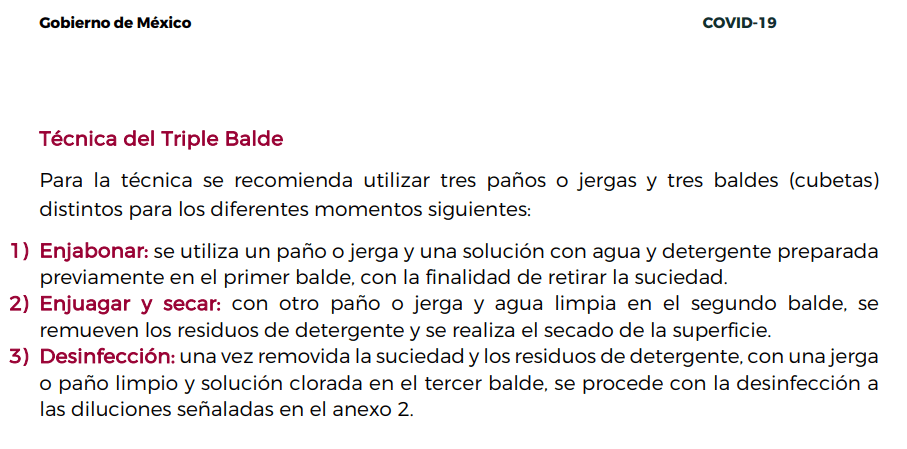 ¿Son efectivos los difusores portátiles para desinfectar áreas de coronavirus? 1 Triple Balde Tecnica