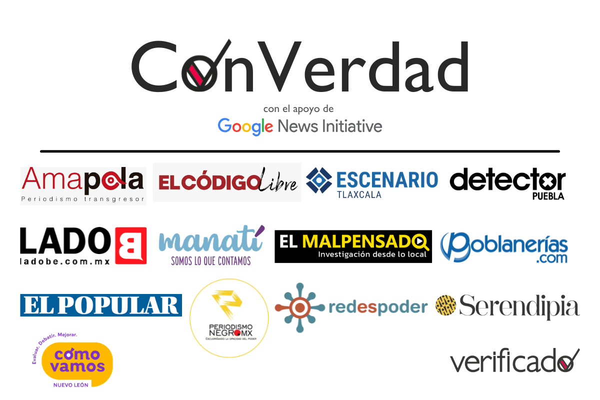 Nace ConVerdad para combatir las noticias falsas en elecciones 2021 1 ConVERDAD logos 1
