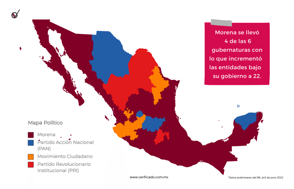 Así fueron los resultados de las elecciones 2022 en México 3 3