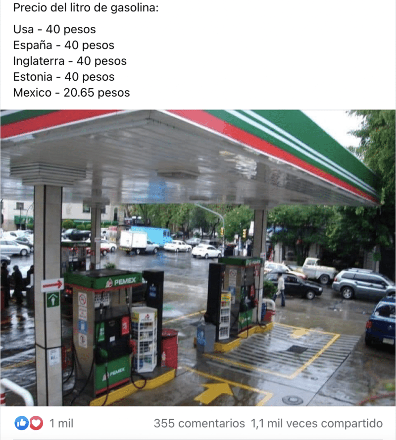 Engañosas las comparaciones de precios de gasolina en MX y EEUU 3 Captura de Pantalla 2022 08 09 a las 4.34.57 p.m.