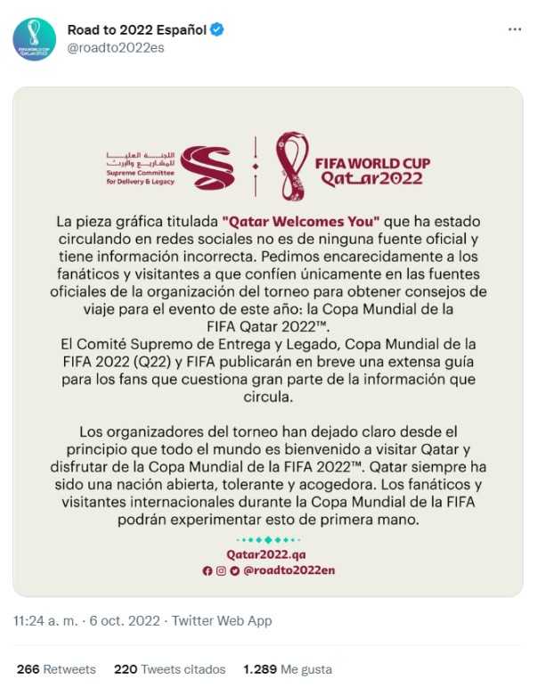 Explicado: Qatar y sus restricciones para el Mundial 2022 1 qatar