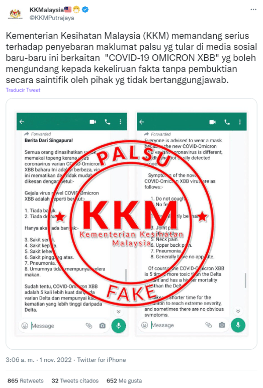 malasia fact checking XBB