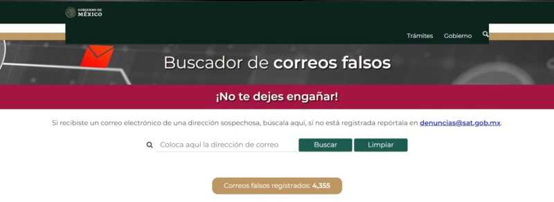 sat CORREOS FALSOS