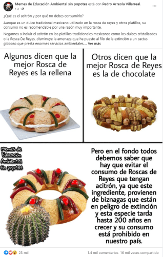 El acitrón en las roscas de Reyes: el producto prohibido 2 rosca 1