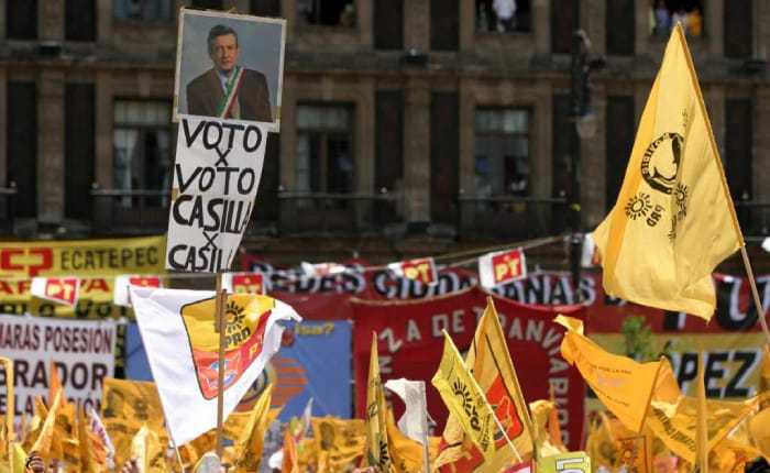 mega plantón amlo bloqueo