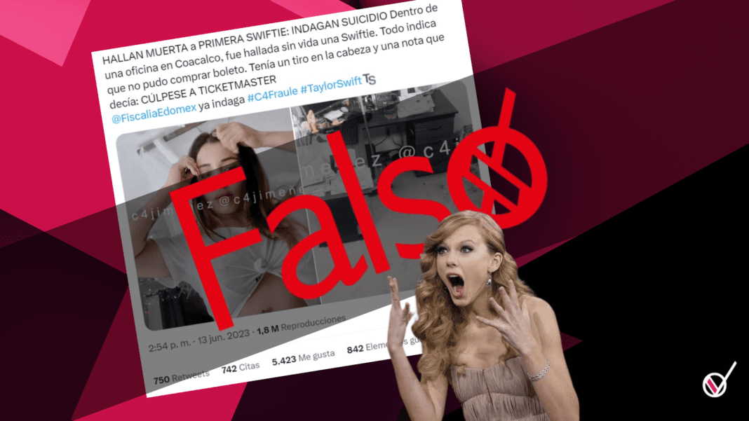Taylor Swift fan suicidio falso