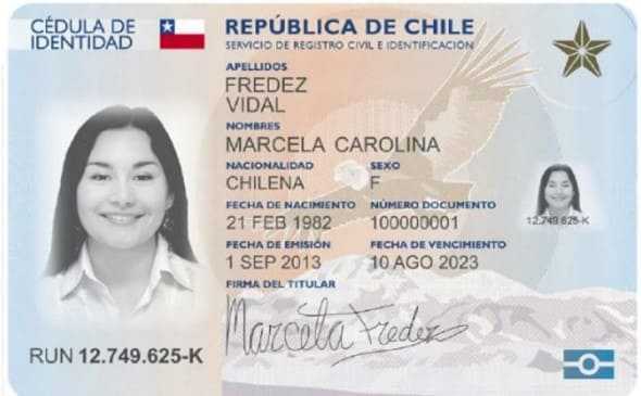 Falso que gobierno promueva cédula de identidad para compartir datos biométricos con empresas 3 Cedula de Identidad de otros paises