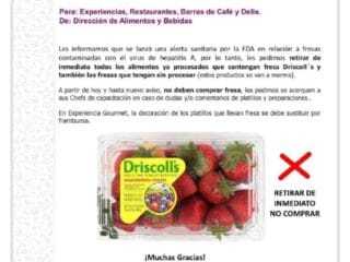 Desinformación por fresas con hepatitis A 2 Imagen de WhatsApp 2023 06 22 a las 17.21.05