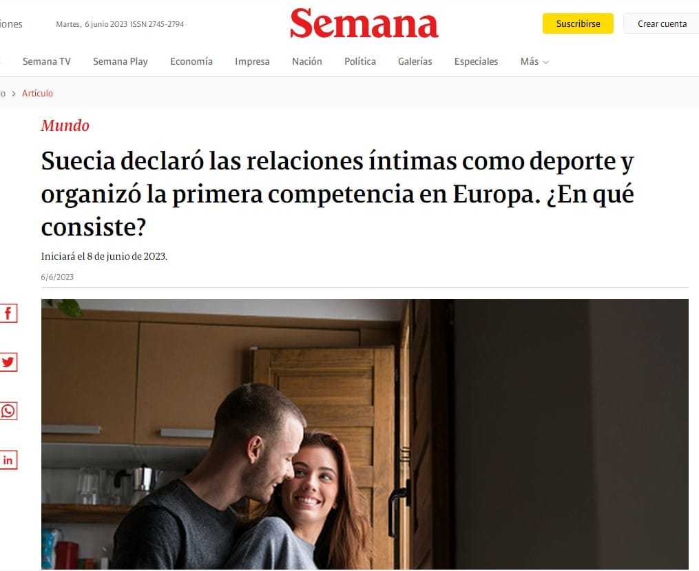 Falso que Suecia declaró el sexo como deporte 3 sexo suecia