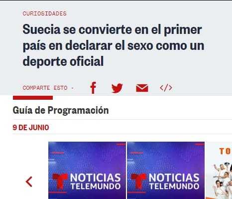 Falso que Suecia declaró el sexo como deporte 1 suecia sexo deporte 2