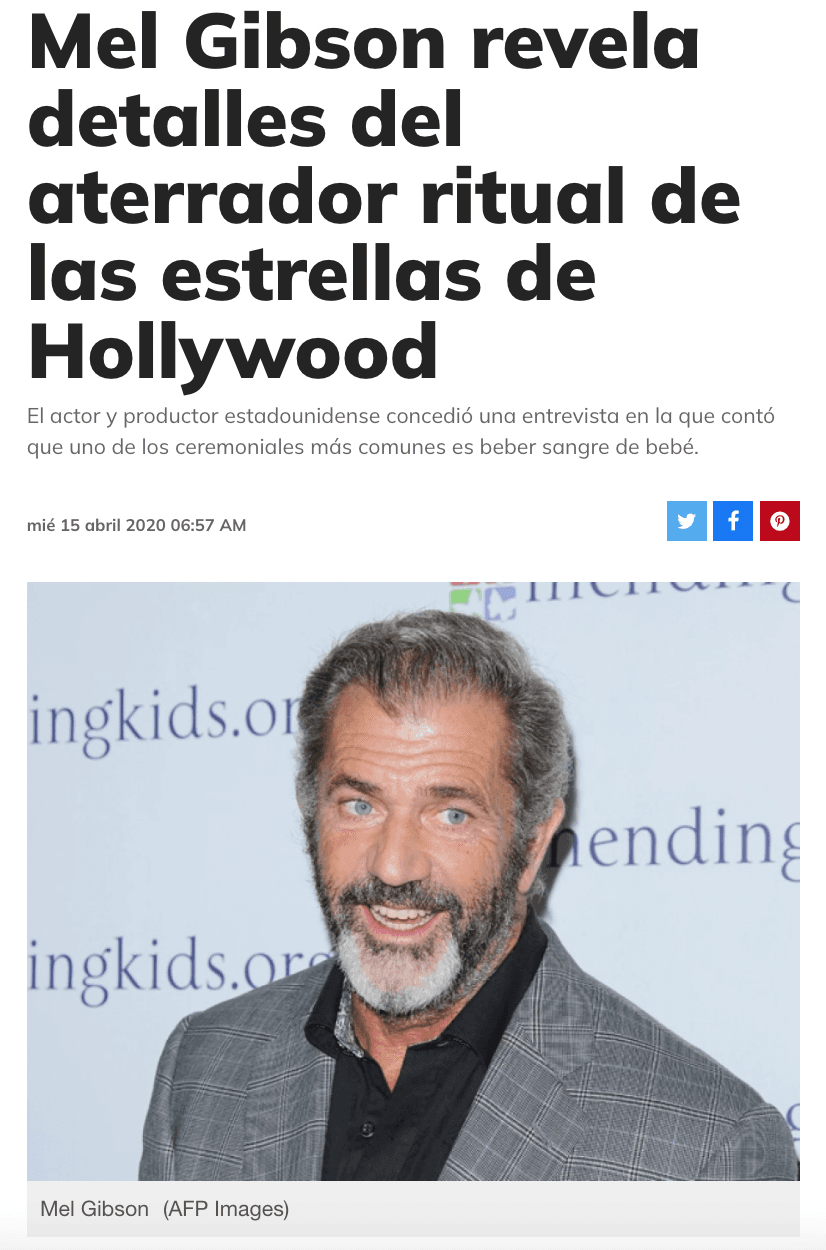 Falso que Mel Gibson realiza documental sobre tráfico infantil 1 Captura de Pantalla 2023 07 05 a las 5.33.49 p.m