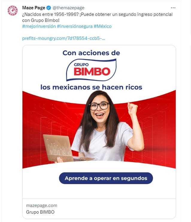 Anuncio Bimbo
