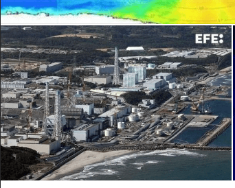 Circula mapa que NO es del derrame de residuos nucleares en Japón 3 Japón