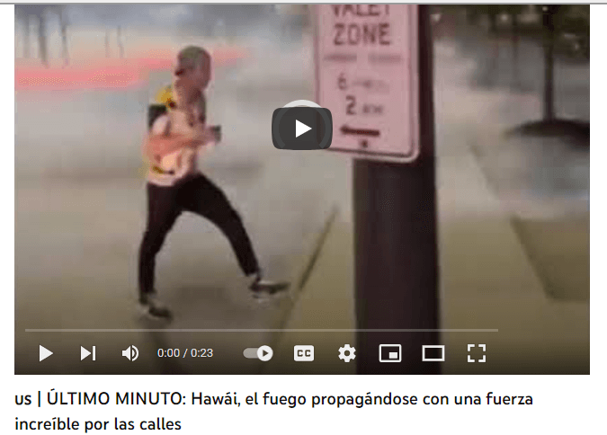 Incendios forestales maui 