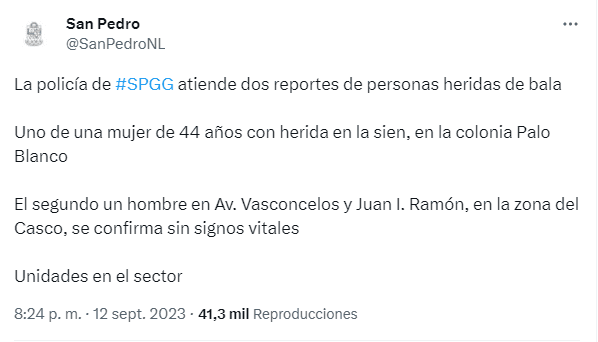 San Pedro delitos seguridad