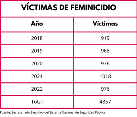 feminicidios