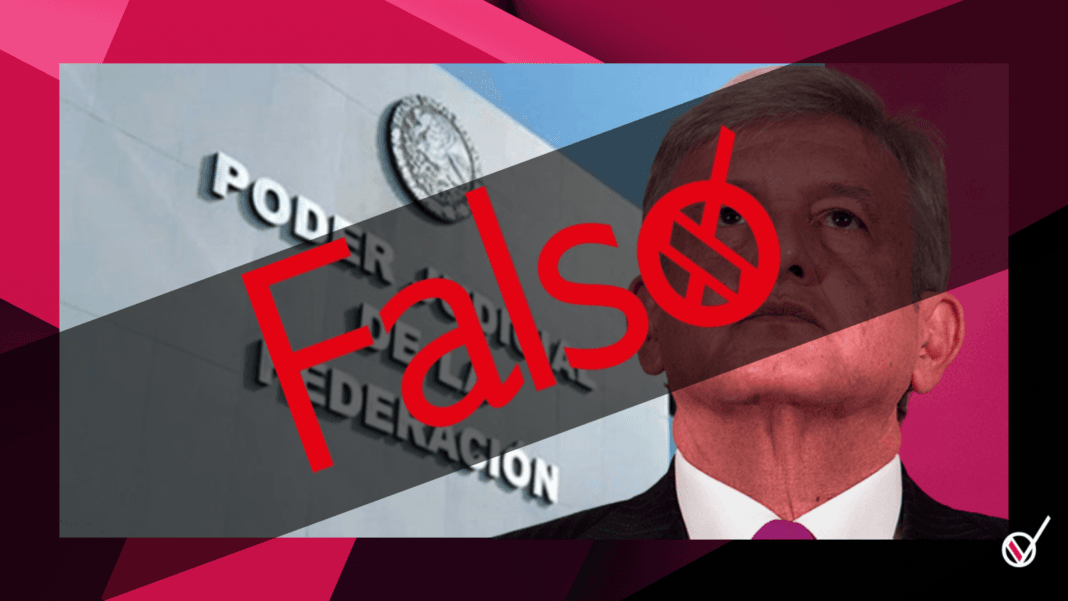 fact checking a las declaraciones del presidente AMLO sobre la eliminación de los fideicomisos del Poder Judicial, encontramos dichos falsos del mandatario