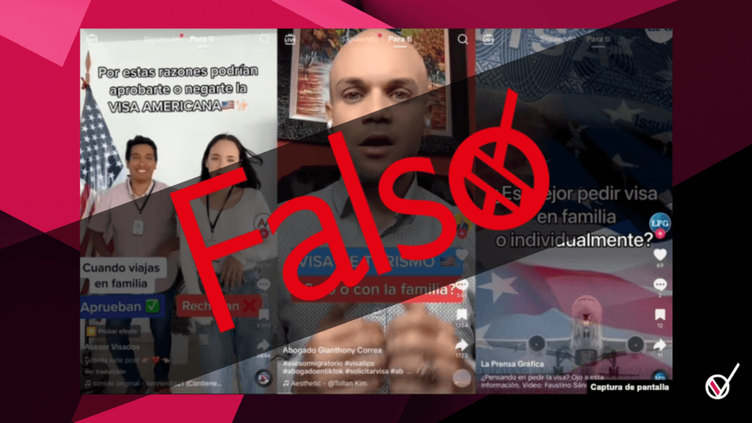 es falso que presentarse en familia aumenta las posibilidades de que te aprueben la visa