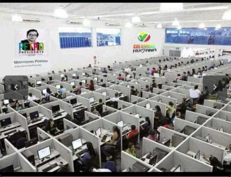 Es falsa la granja de bots a favor de AMLO, es un bulo que circula desde 2015 4 Falsifican una imagen de la supuesta campaña de bots de Gustavo petro