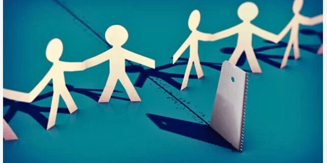 imagen que ilustra la polarizacion derivada del discurso de ellos contra nosotros, que se promueve por la clase política