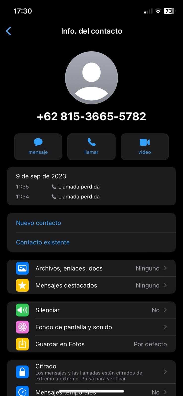 ¿Llamadas internacionales de números desconocidos? Cuidado, pueden ser estafas 4 Imagen de WhatsApp 2023 11 03 a las 17.32.43 21aa6b3b