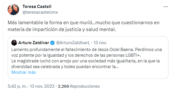 Ociel Baena: Por qué es falso hablar de “crimen pasional” 7 Mensajes en X, malgenerizando o impulsando narrativas de odio