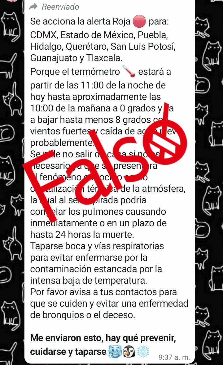No existe la “cristalización térmica” ni el congelamiento pulmonar 1 Falso cadena de cristalización térmica