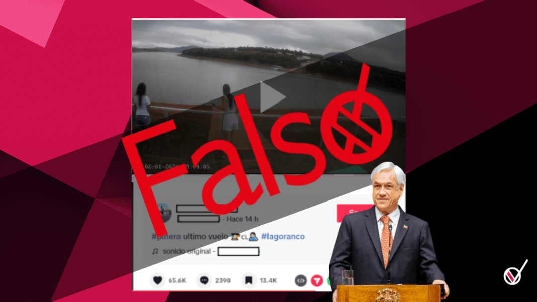 En redes sociales se viralizó el video del accidente que sufrió este martes Sebastián Piñera.