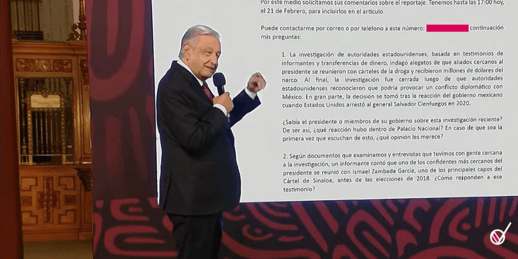 amlo divulga telefono de periodista del new york times