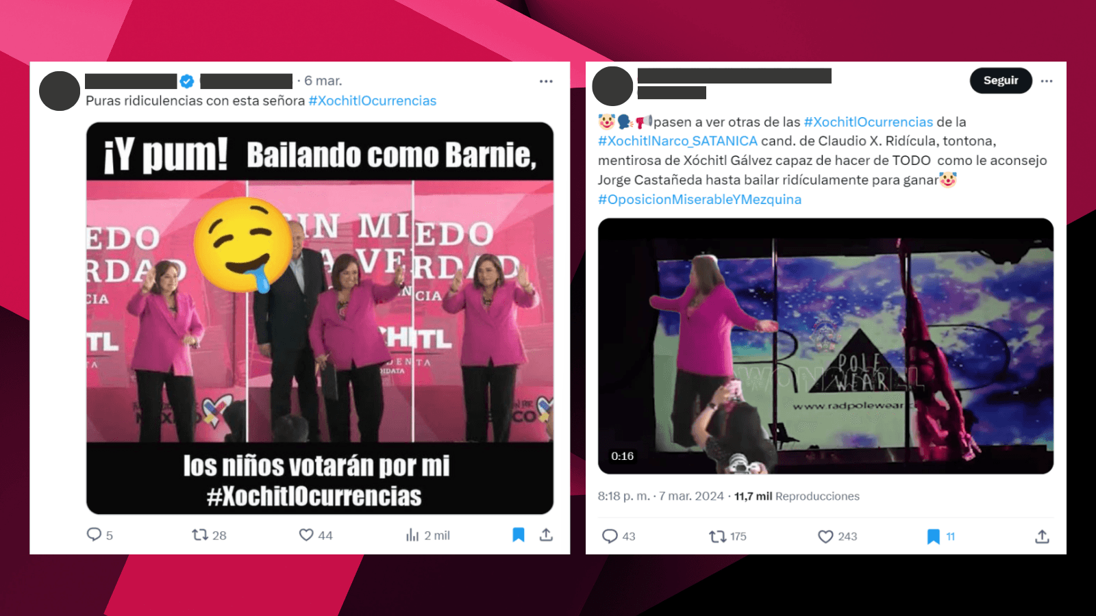 Popularizan hashtags sexistas hacia Xóchitl Gálvez 2 30