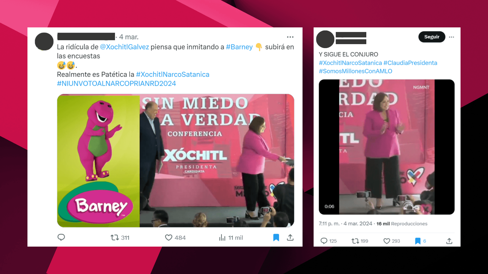Popularizan hashtags sexistas hacia Xóchitl Gálvez 3 31
