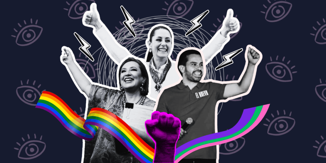 En Verificado, nos dimos a la tarea de contrastar sus propuestas con sus acciones (u omisiones) durante su carrera política para garantizar los derechos de las mujeres, personas LGBTIQ+, poblaciones indígenas, entre otros.
