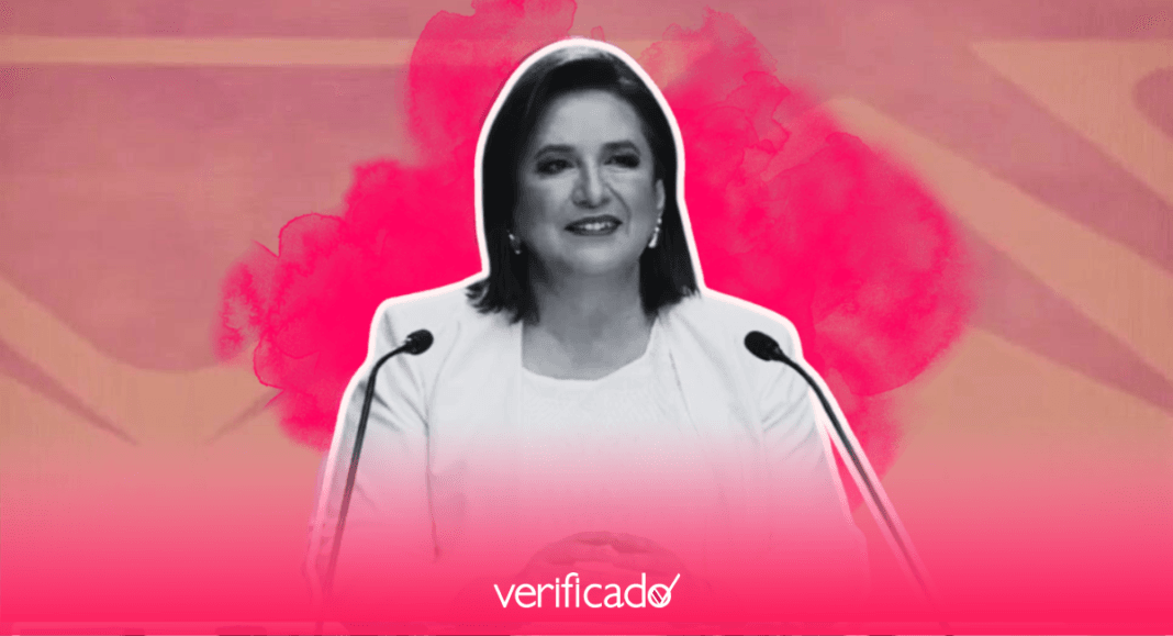 Xóchitl Gálvez en el Debate presidencial: lo cierto, lo falso y lo engañoso