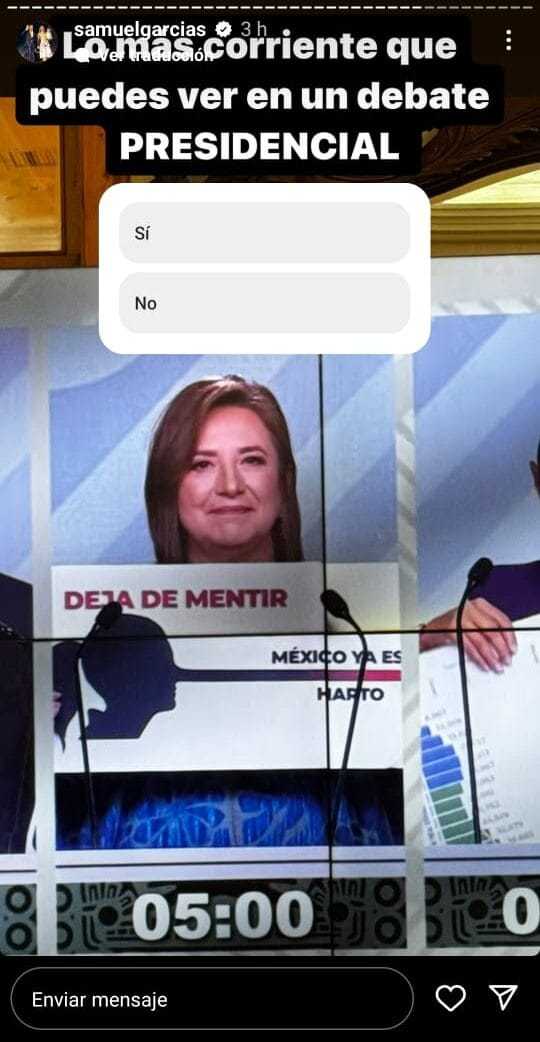 Samuel García realiza comentarios clasistas y violentos contra Xóchitl Gálvez 2 WhatsApp Image 2024 05 19 at 11.47.36 PM e1716856825556