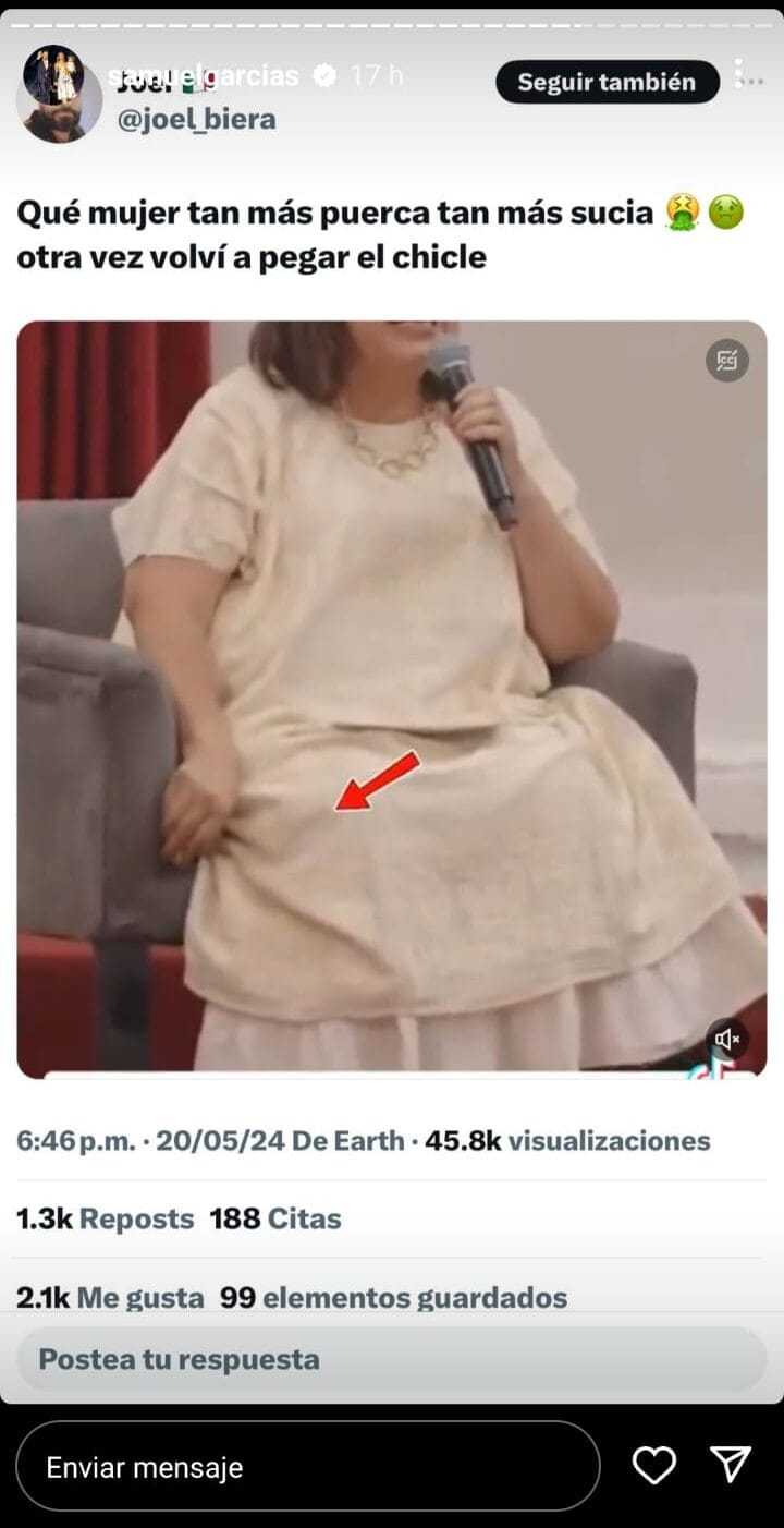 Samuel García realiza comentarios clasistas y violentos contra Xóchitl Gálvez 6 WhatsApp Image 2024 05 21 at 2.08.39 PM 2 e1716857081585