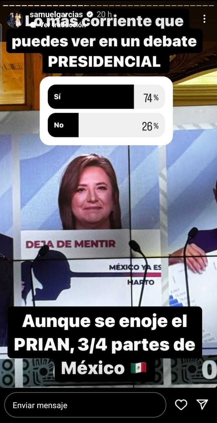 Samuel García realiza comentarios clasistas y violentos contra Xóchitl Gálvez 5 WhatsApp Image 2024 05 21 at 2.08.39 PM e1716856950923
