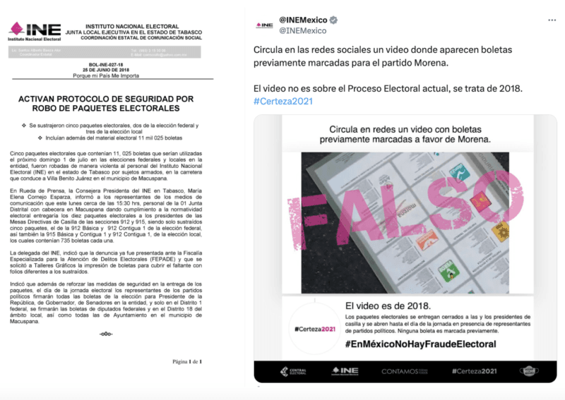 boletas marcadas por morena 2018