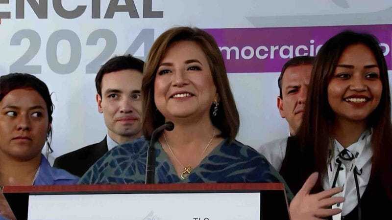 3° Debate Presidencial: lo cierto, falso y engañoso de Xóchitl Gálvez 1 Xóchitl Gálvez durante el 3° Debate presidencial