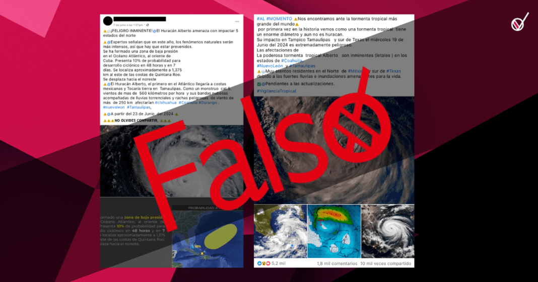 CICLON alberto falsas imágenes