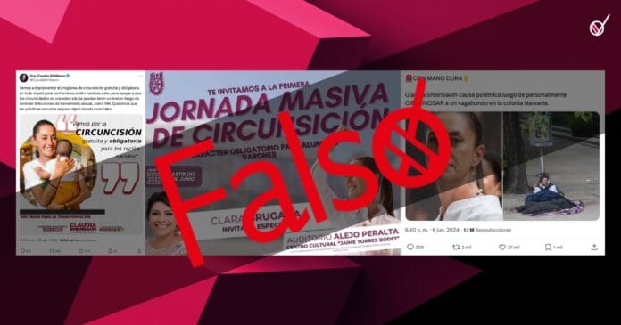 #ConMiPrepucioNo: La falsa campaña de circuncisión de Sheinbaum