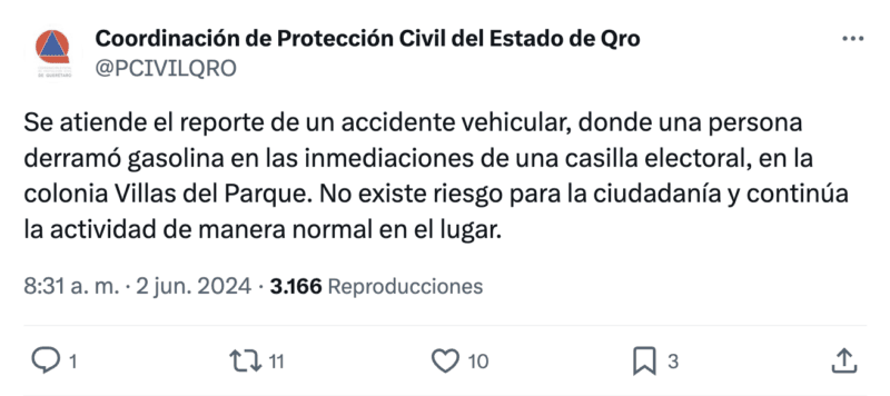 Las desinformaciones que marcaron la jornada electoral en México 2024 1 Captura de pantalla 2024 06 03 a las 2.59.42 p.m